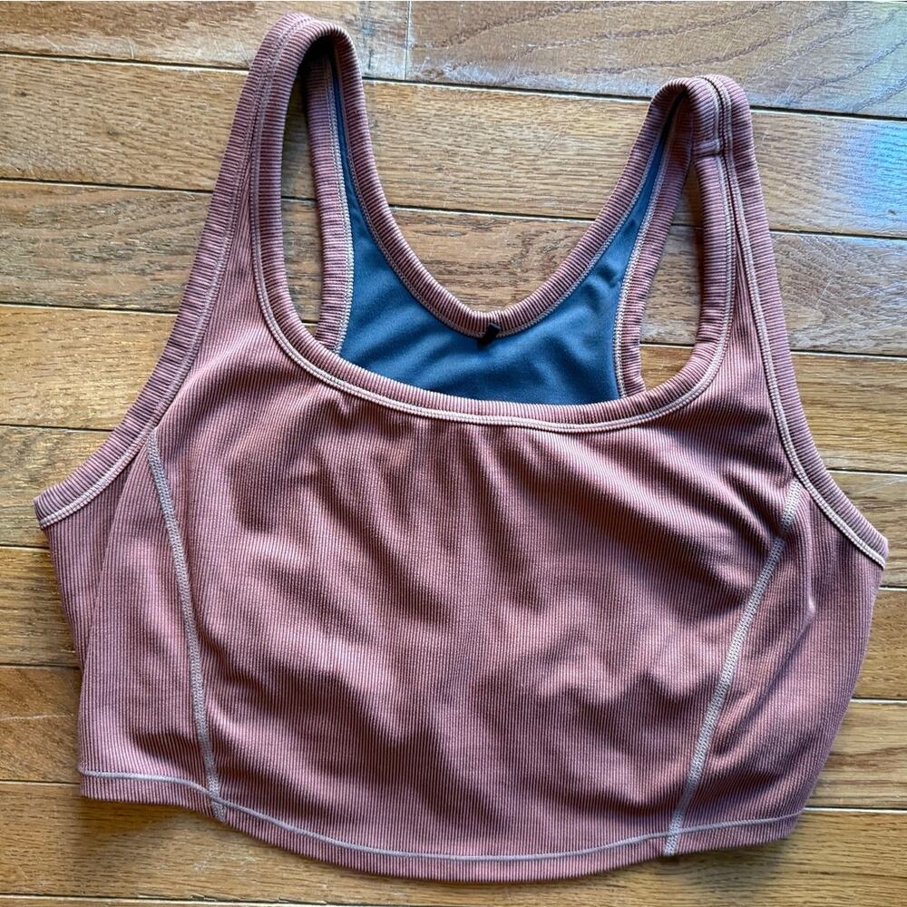 Prana Size Medium Orange Rust Sports Bra
